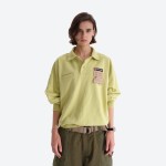 Referee‑style Polo‑collar Sweatshirt